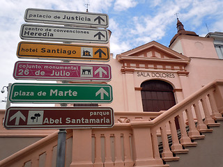 Image showing Pink church