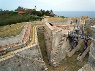 Image showing Lighthouse and moat