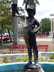 Image showing Boy with boots