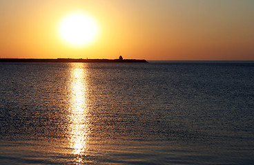 Image showing sunset