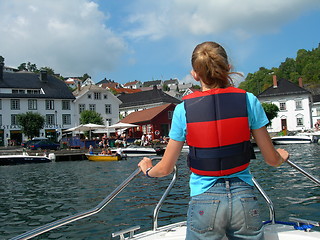 Image showing Tvedestrand in Norway.