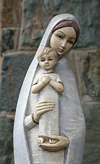 Image showing Blessed Virgin Mary with baby Jesus