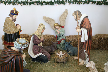 Image showing Nativity Scene in the Bethlehem Peace Center