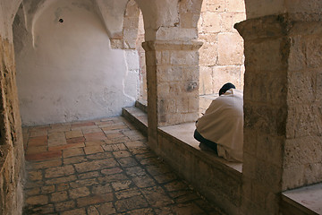 Image showing Courtyard at Mount Zion, Jerusalem, Israel