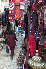 Image showing   	east market in jerusalem old city