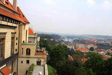 Image showing Prague tile roofs