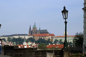 Image showing A view to prague castle