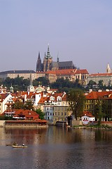 Image showing A view to prague castle