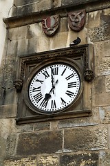 Image showing Old clock on prague