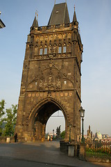 Image showing Prague towers and churches