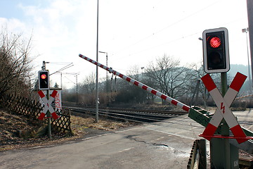 Image showing railway signals