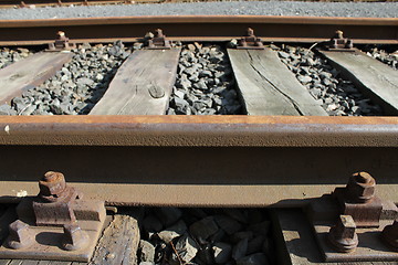 Image showing train rails