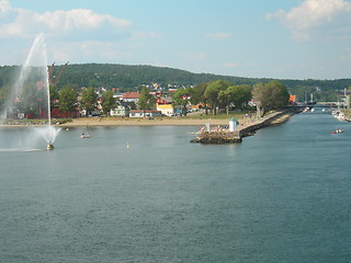 Image showing The city Moss in Norway.