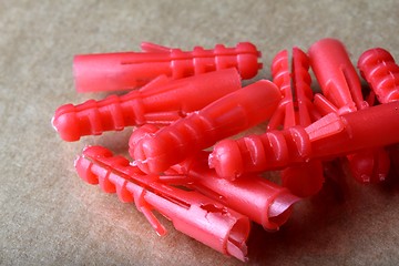 Image showing plastic dowels