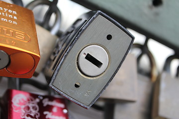 Image showing padlocks