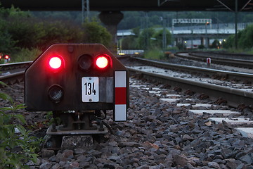 Image showing railway signals