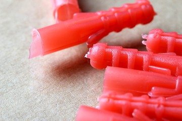 Image showing plastic dowels