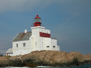 Image showing The lighthouse Lyngør in Norway