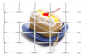 Image showing piece of cake