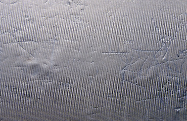 Image showing Backdrop of wall made of aluminium tin.