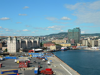 Image showing Oslo harbour