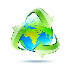 Image showing  recycle symbol