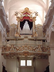 Image showing Majestic old organ in Dubrovnik cathedral