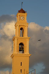 Image showing Clock tower in old Jaffa