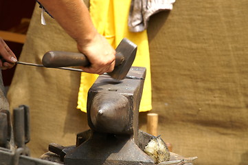 Image showing A smith at work