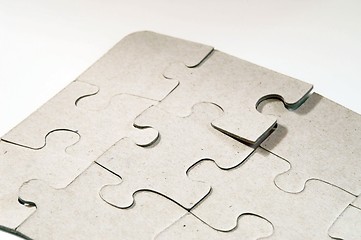 Image showing Solving a puzzle