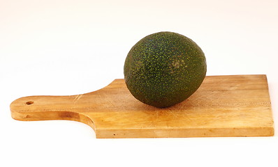 Image showing Avocado on a wooden board