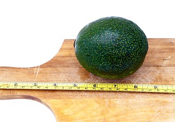 Image showing Measure an avocado