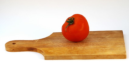 Image showing Preparing tomato