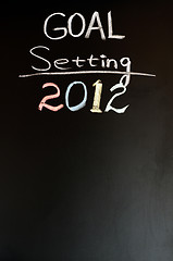 Image showing 2012 New year goals