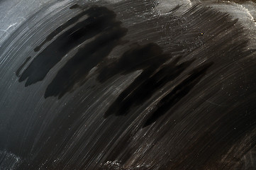 Image showing Dirty blackboard