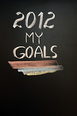 Image showing 2012 New year goals