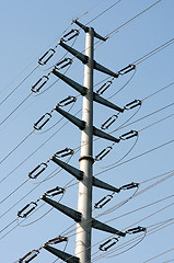 Image showing High voltage transmission lines