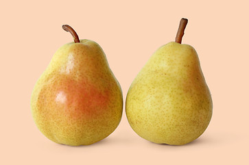 Image showing Two Pears