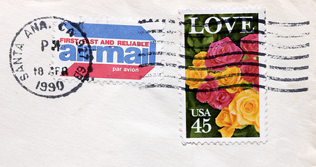 Image showing Love Air Mail