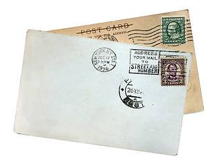 Image showing Vintage Post Cards