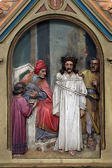 Image showing 1st Stations of the Cross, Jesus is condemned to death