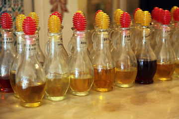 Image showing Perfume bottles at souq (market) medina of Sousse – Tunisia