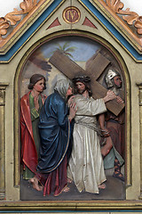 Image showing 4th Stations of the Cross, Jesus meets His Mother
