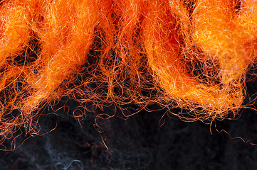 Image showing Wool fibers