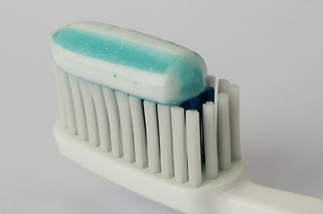 Image showing Toothbrush and toothpaste