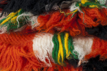 Image showing Wool fibers