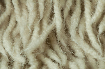 Image showing Wool fibers