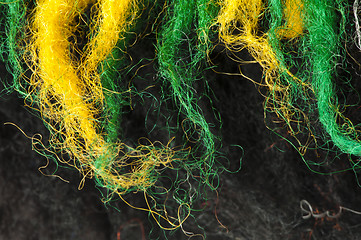 Image showing Wool fibers