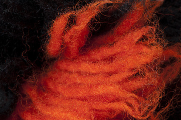 Image showing Wool fibers