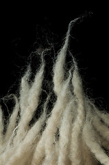 Image showing Wool fibers